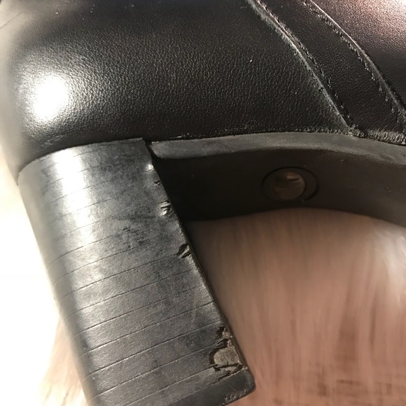 Caressa black leather boots sz6 good condition. - Picture 3 of 8